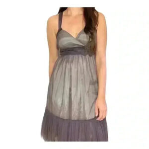 NWT Anthropologie Moulinette Soeurs Spirited Away Purple Tulle Dress Size 0